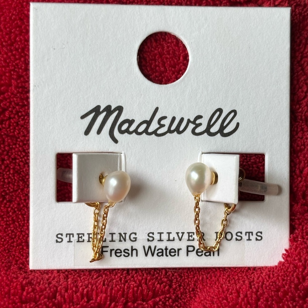 Pearl earrings